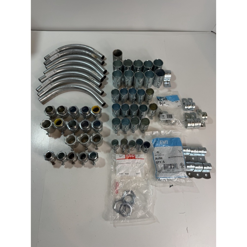 Halex & East Conduit EMT Fittings, Couplings & Elbows Set